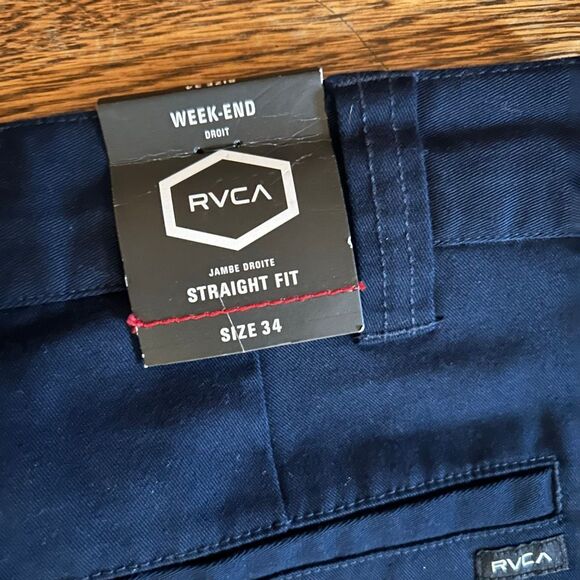 New RVCA Weekend Fit Pants - Picture 3 of 6